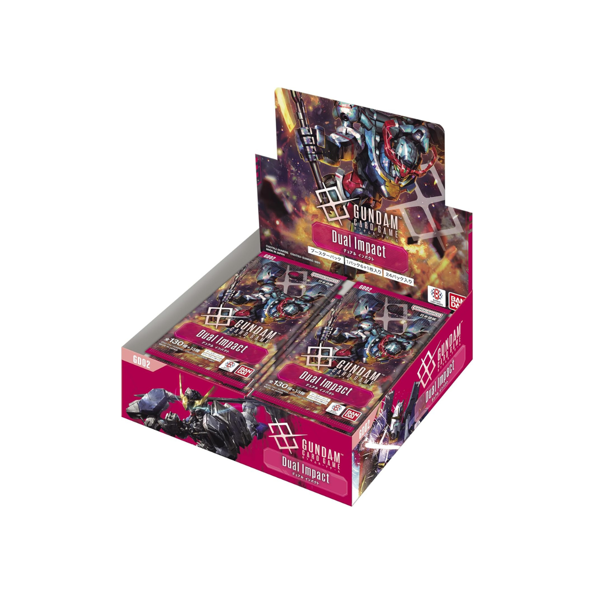 Gundam Card Game Booster Pack Dual Impact GD02 Box