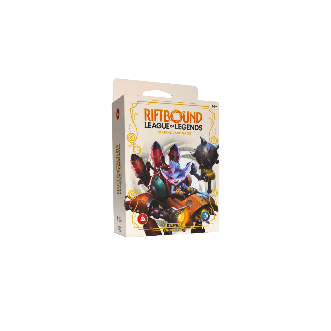 Riftbound - League of Legends TCG - Spiritforged - Champion Deck Display: Rumble