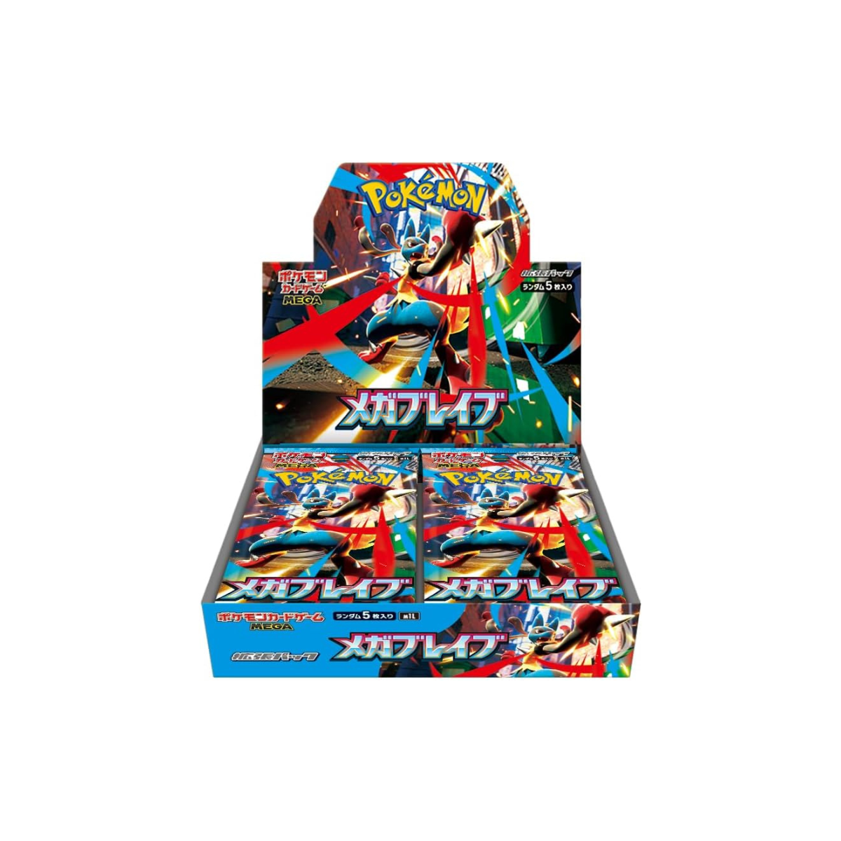 Pokemon Card Game Mega Expansion Pack Mega Brave Box (30packs)