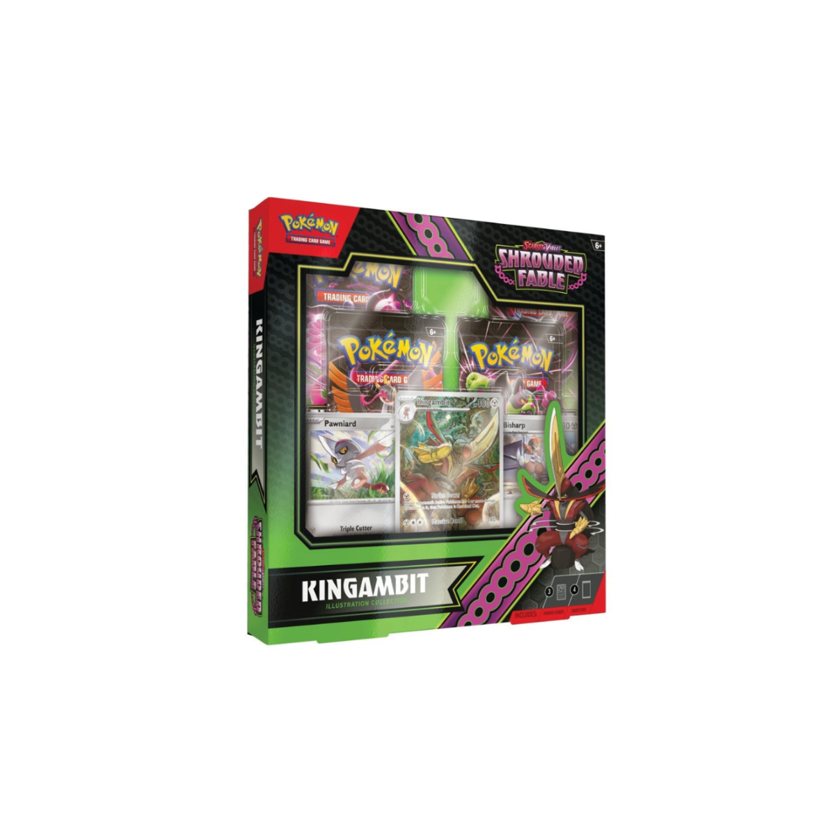 Pokemon - SV6.5 Shrouded Fable EX Rare Kingambit