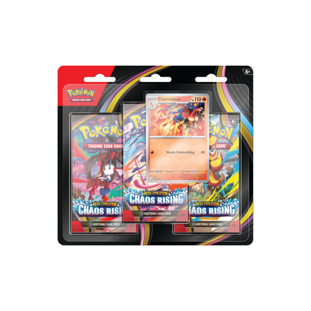POKEMON ME04 CHAOS RISING 3PK BLISTER