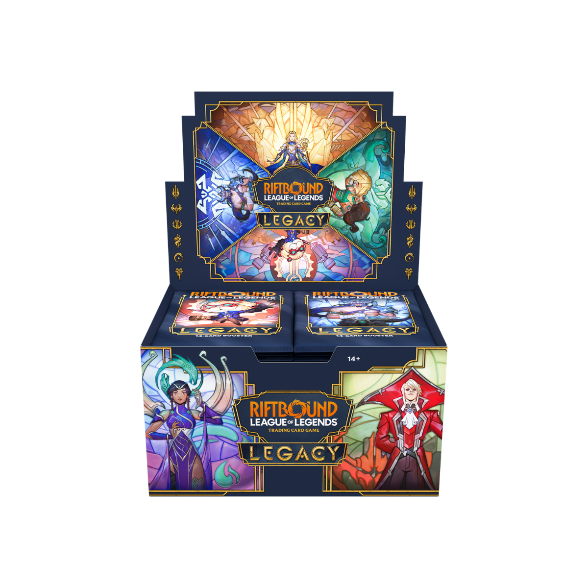 RIFTBOUND LEAGUE OF LEGENDS TCG LEGACY BOOSTER DISPLAY