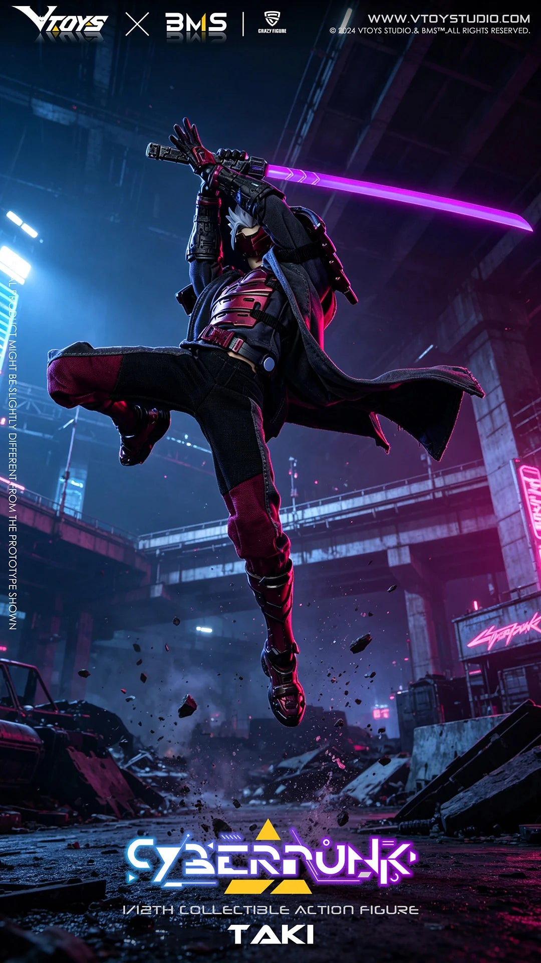 Cyberpunk Samurai: Scarlet Dawn WF Convention Edition Action Figure