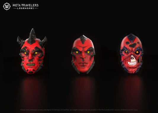 Legendari: Villains Head Pack