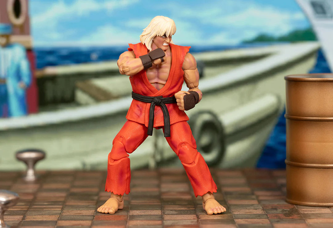 Ultra Street Fighter II Violent Ken 1/12 Scale Action Figure Deluxe Set (SDCC Exclusive)