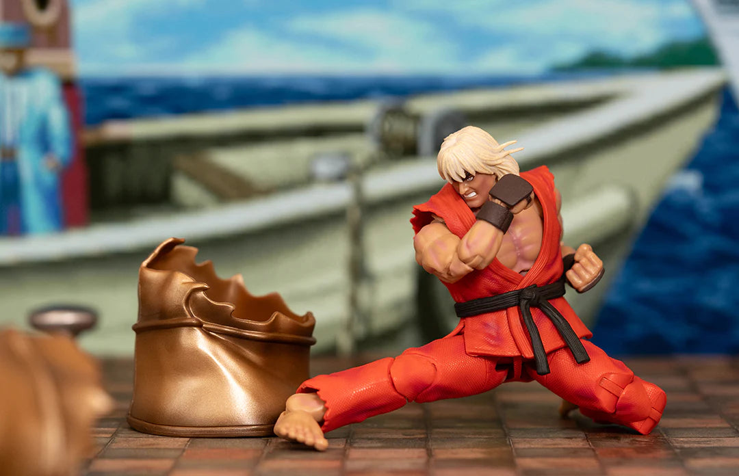 Ultra Street Fighter II Violent Ken 1/12 Scale Action Figure Deluxe Set (SDCC Exclusive)