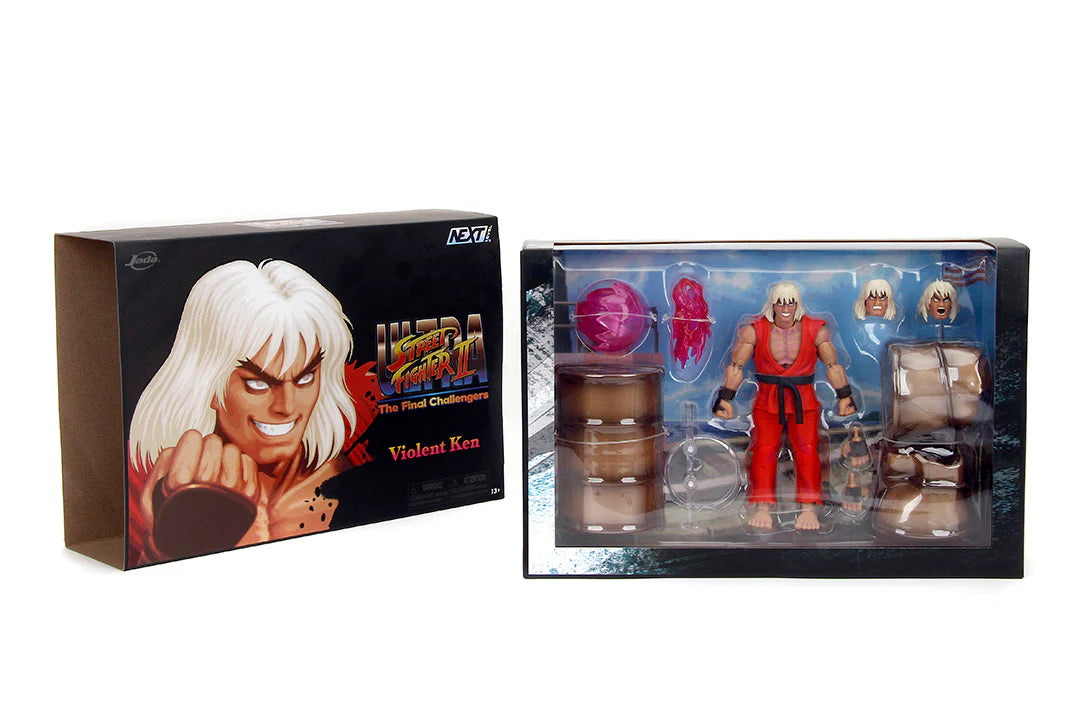 Ultra Street Fighter II Violent Ken 1/12 Scale Action Figure Deluxe Set (SDCC Exclusive)