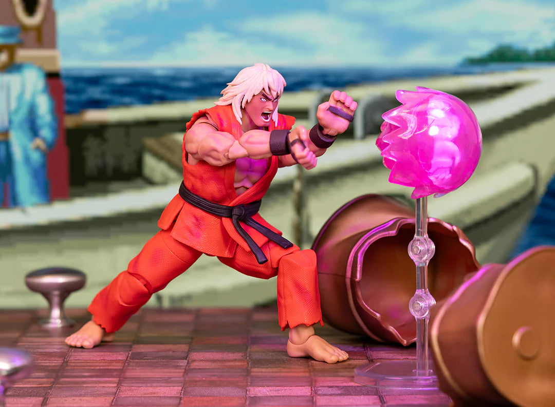 Ultra Street Fighter II Violent Ken 1/12 Scale Action Figure Deluxe Set (SDCC Exclusive)