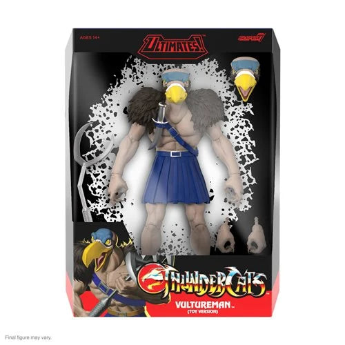 ThunderCats Deluxe Vultureman (Toy Colors) 7-Inch Action Figure & Skycutter (Small Vehicle)