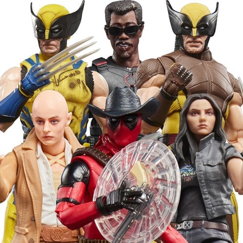 Deadpool & Wolverine Marvel Legends 6-Inch Action Figure Wave 2 Case of 6