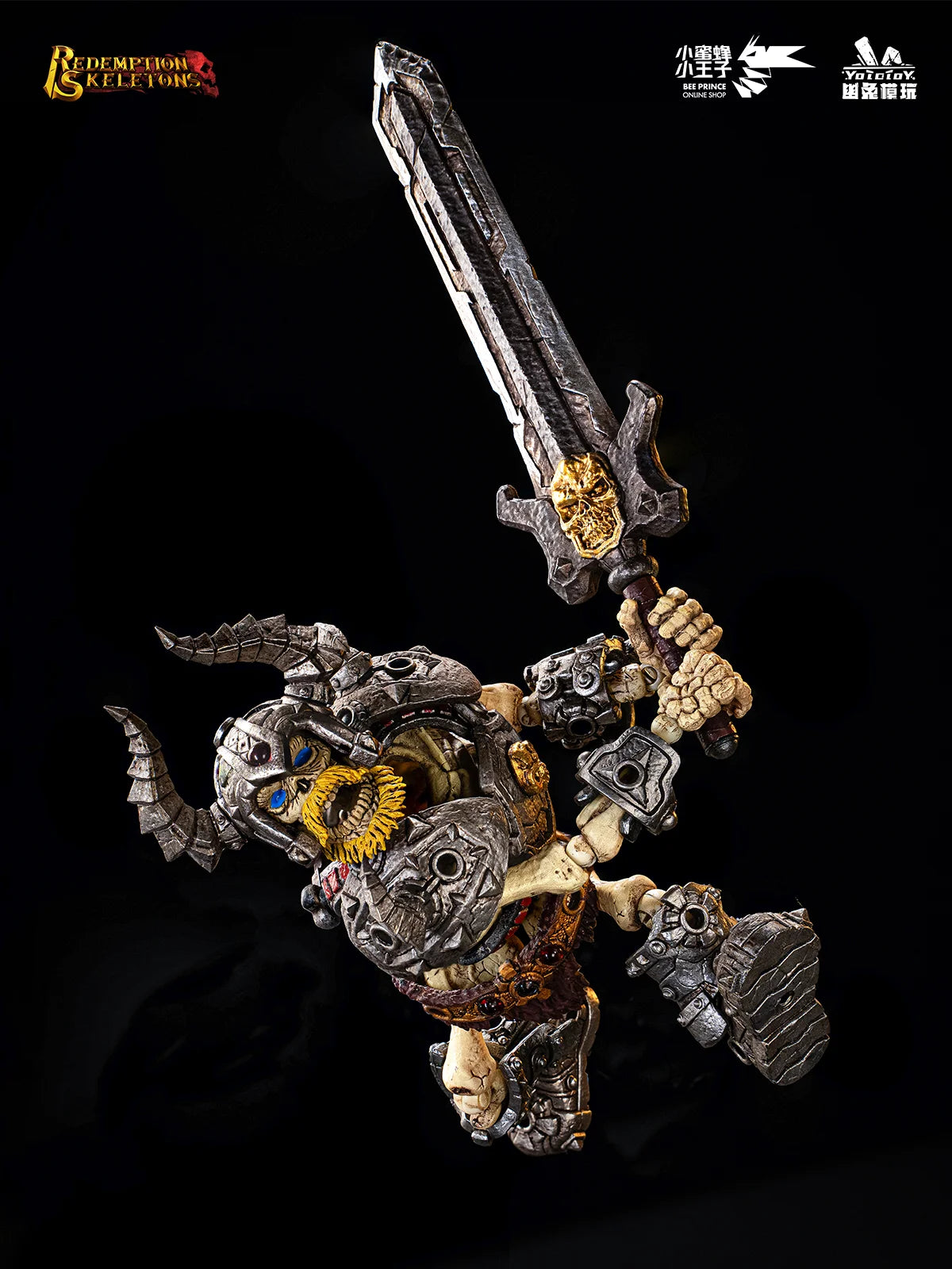 YOTO Toys The Skeleton Legion: Fierce Battle Against the Hero The Skeleton Berserker