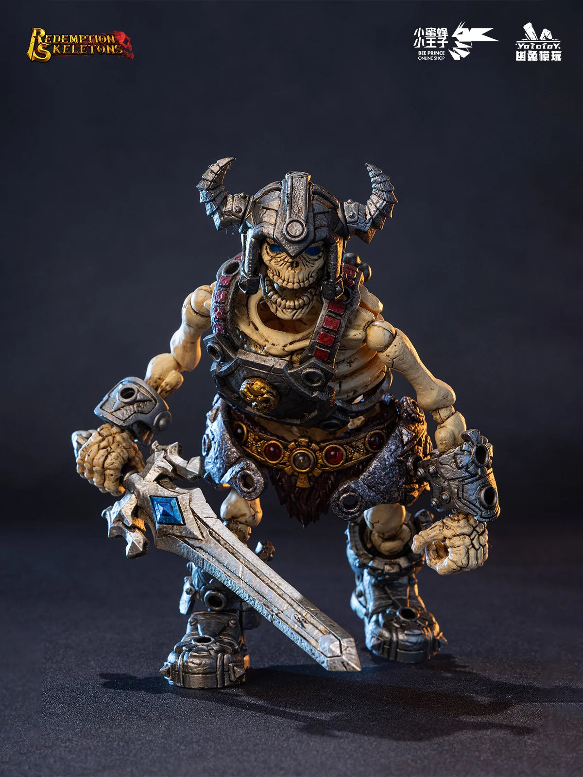 YOTO Toys The Skeleton Legion: Fierce Battle Against the Hero The Skeleton Berserker