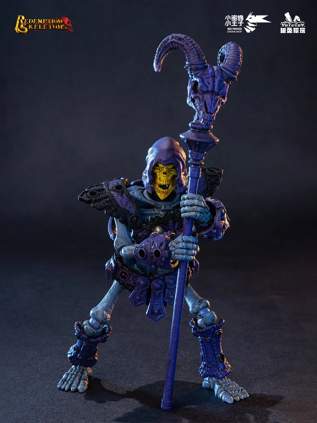 YOTO Toys YTSS-005 1/12 Skeleton Legion: Arcane Mage, Skeleton Summoner