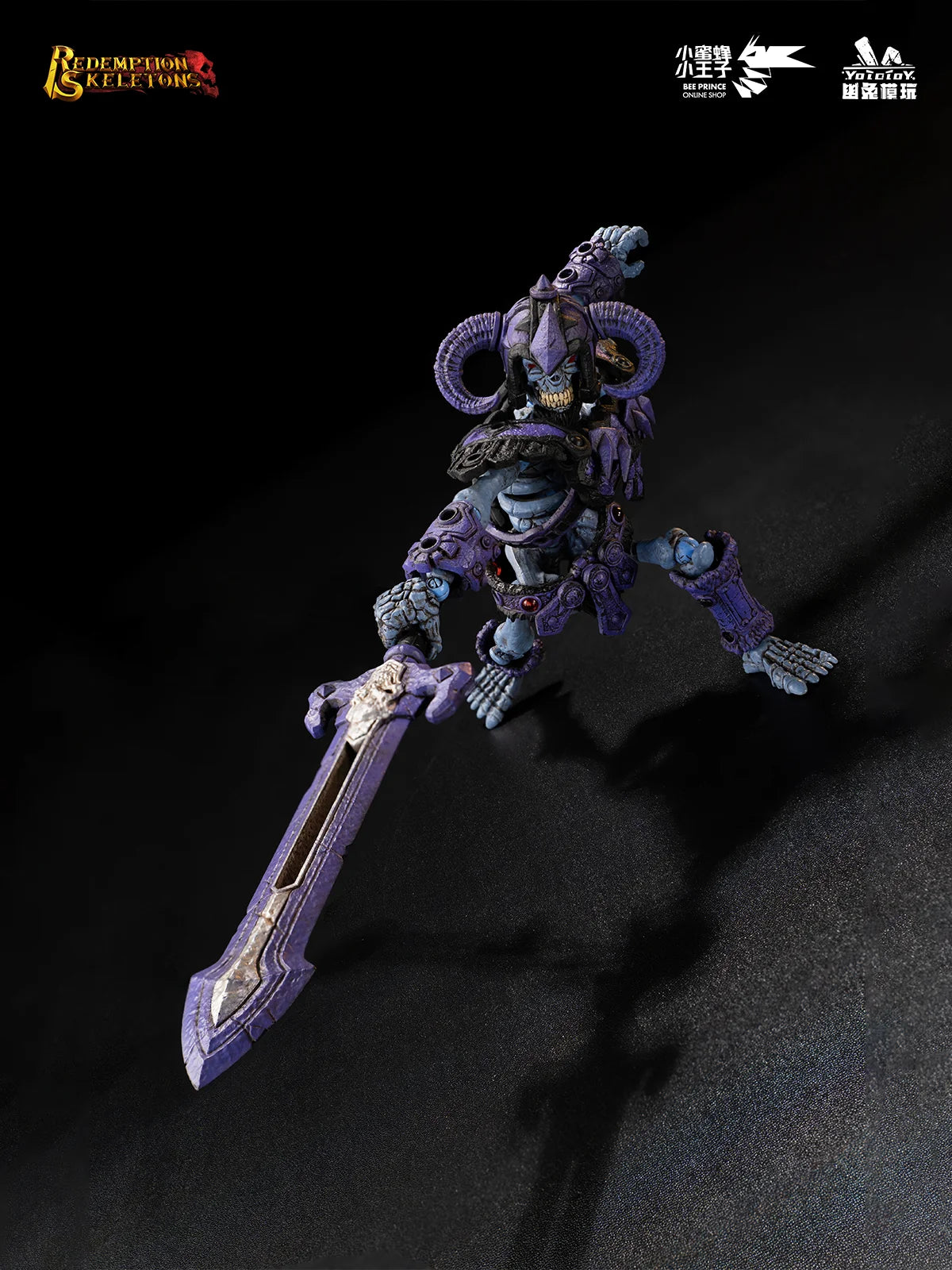 YOTO Toys YTSS-005 1/12 Skeleton Legion: Arcane Mage, Skeleton Summoner