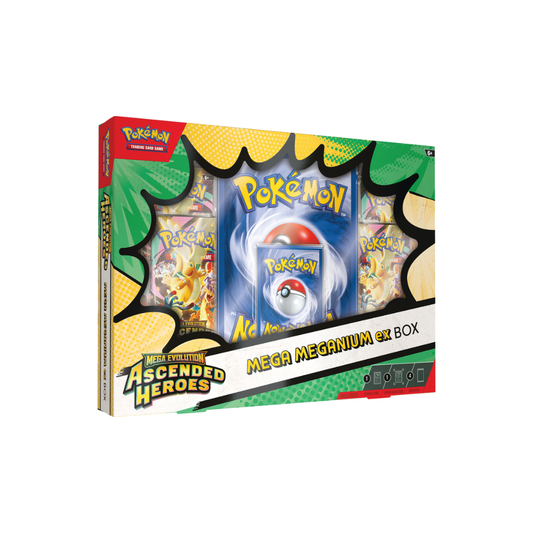 POKEMON ME2.5 ASCENDED HEROES MEGA MEGANIUM/EMBOAR/FERALIGATR EX BOX