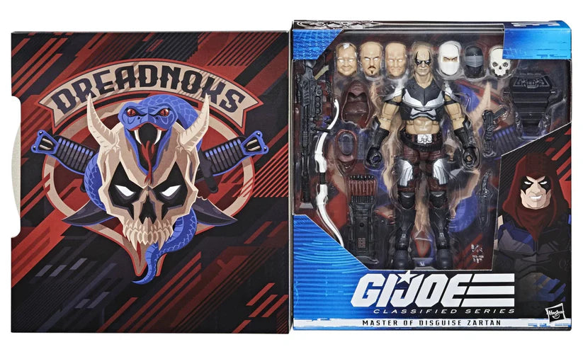 G.I. Joe 6" Classified Series Zartan (Master of Disguise) / Exclusive** Factory SEALED