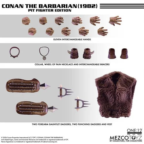 Conan The Barbarian (1982): Pit Fighter Edition One:12 Collective Action Figure
