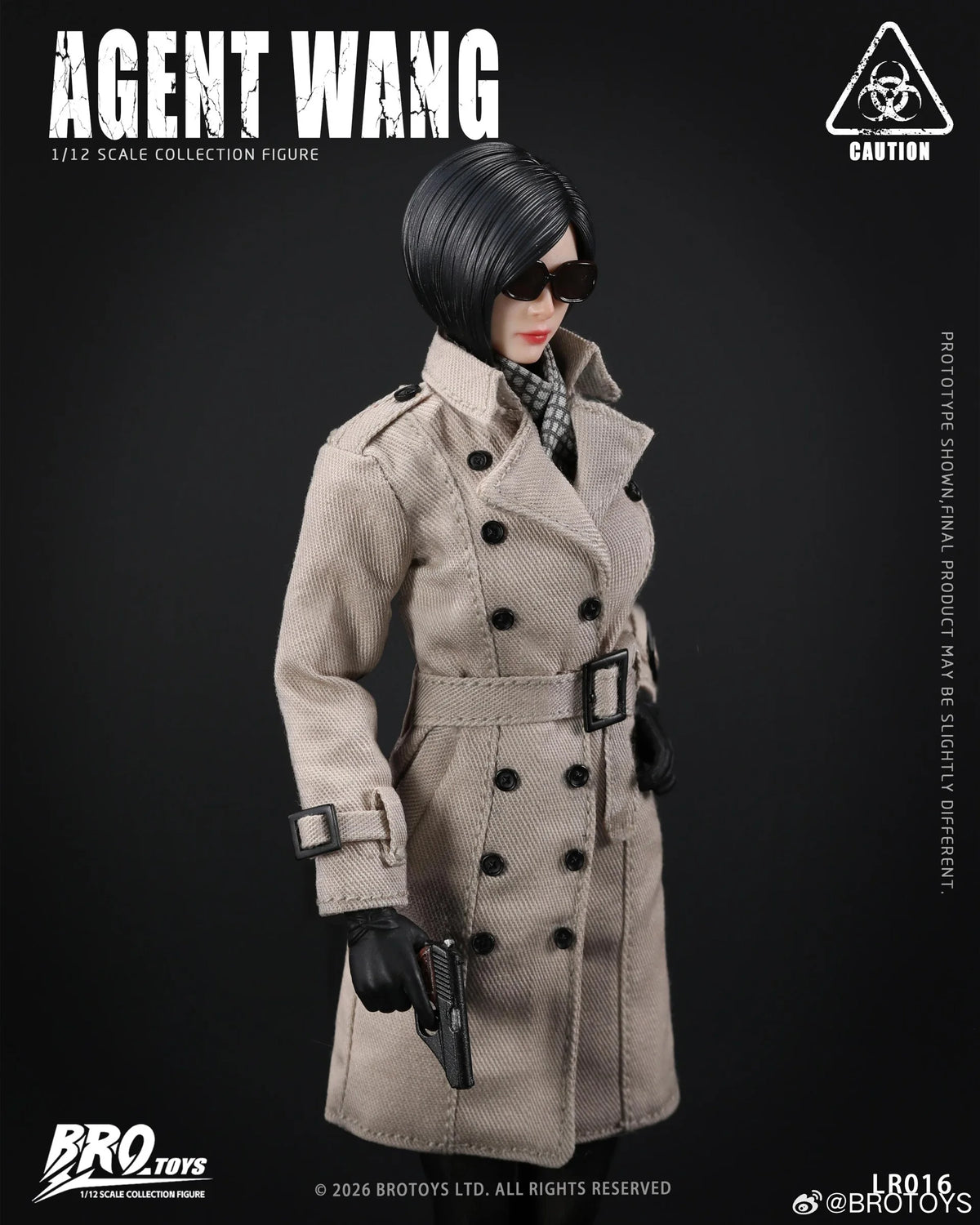 BROTOYS LR016 1/12 Agent Wang
