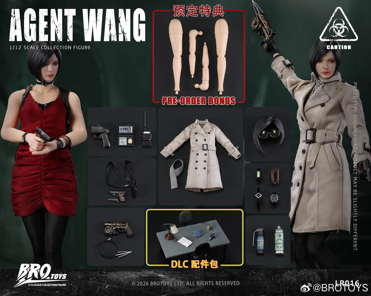 BROTOYS LR016 1/12 Agent Wang