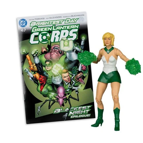 DC Direct Page Punchers Wave 15 Arisia Green Lantern Corps #47 7-Inch Scale Action Figure with Comic