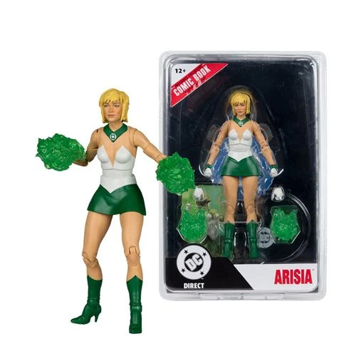 DC Direct Page Punchers Wave 15 Arisia Green Lantern Corps #47 7-Inch Scale Action Figure with Comic