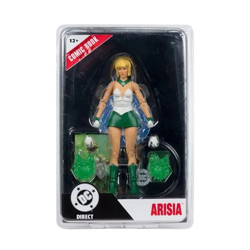 DC Direct Page Punchers Wave 15 Arisia Green Lantern Corps #47 7-Inch Scale Action Figure with Comic