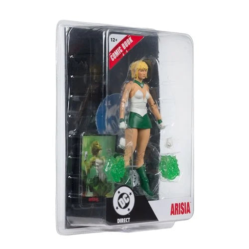 DC Direct Page Punchers Wave 15 Arisia Green Lantern Corps #47 7-Inch Scale Action Figure with Comic