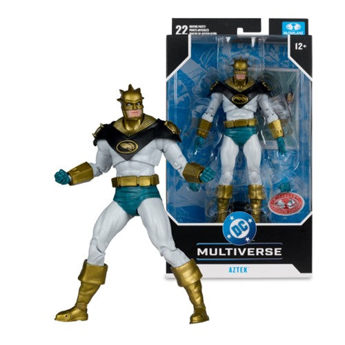 DC Multiverse Aztek (DC Classic) 7-Inch Action Figure McFarlane Toys Red Platinum Edition **Game Stop Exclusive**