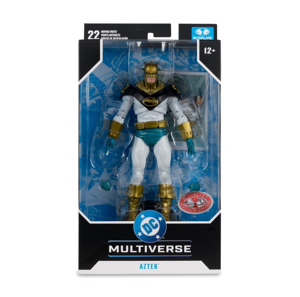 DC Multiverse Aztek (DC Classic) 7-Inch Action Figure McFarlane Toys Red Platinum Edition **Game Stop Exclusive**