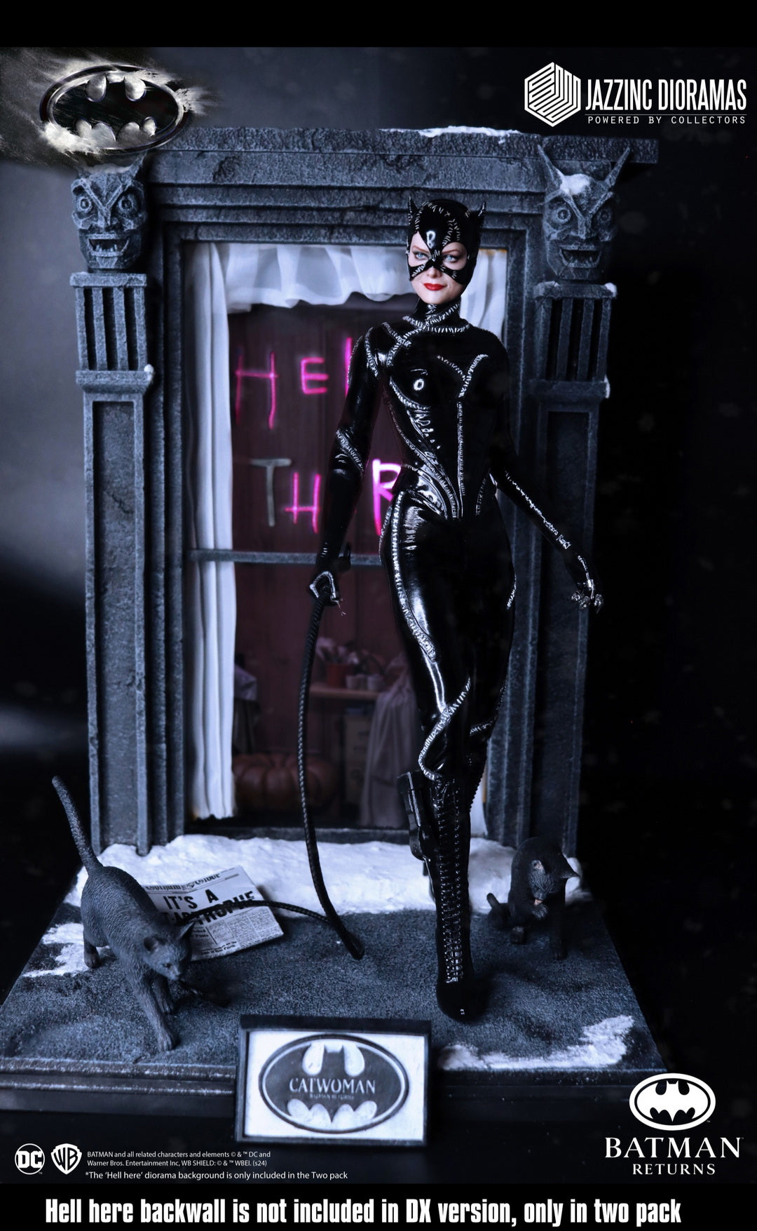 Jazzinc Dioramas 1/6 Batman Returns: Catwoman (1992) Deluxe Two Pack Which Features And An Exclusive Diorama