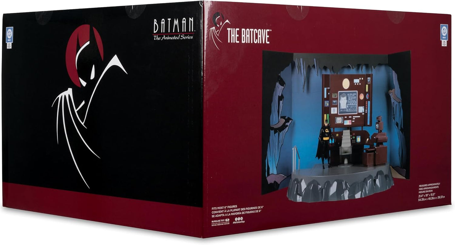 DC Direct - 6in Batman Action Figure with The Batcave Playset (The Animated Series) - McFarlane