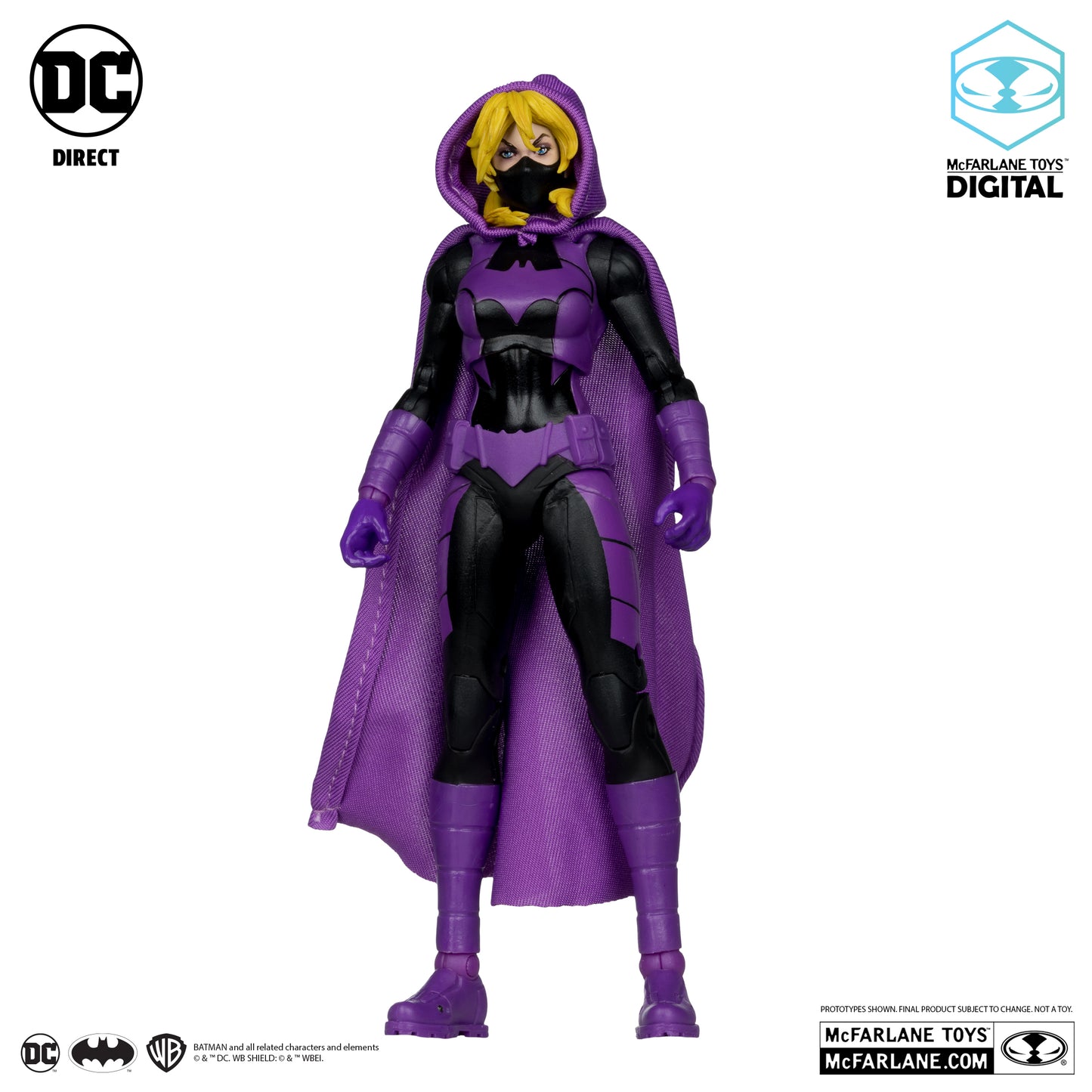 DC Direct Wave 5 Batgirl Stephanie Brown 7-Inch Scale Action Figure with McFarlane Toys Digital Collectible