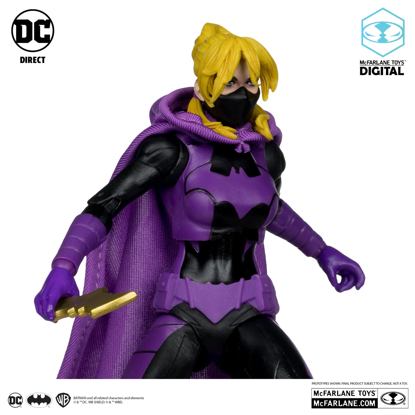 DC Direct Wave 5 Batgirl Stephanie Brown 7-Inch Scale Action Figure with McFarlane Toys Digital Collectible
