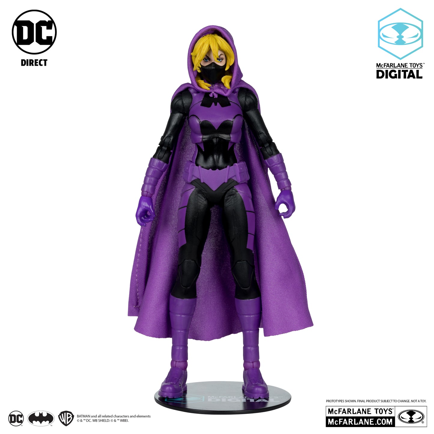 DC Direct Wave 5 Batgirl Stephanie Brown 7-Inch Scale Action Figure with McFarlane Toys Digital Collectible