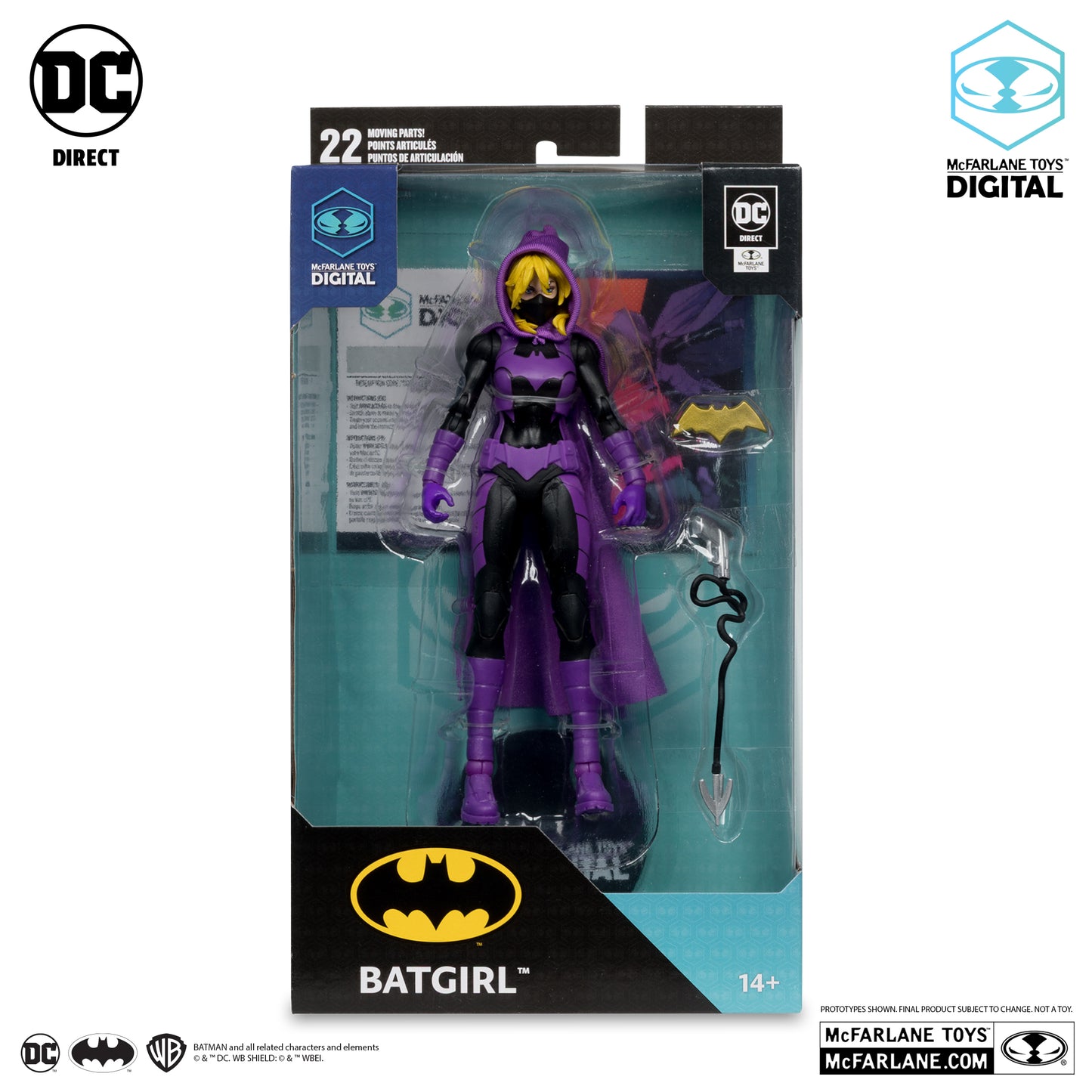 DC Direct Wave 5 Batgirl Stephanie Brown 7-Inch Scale Action Figure with McFarlane Toys Digital Collectible