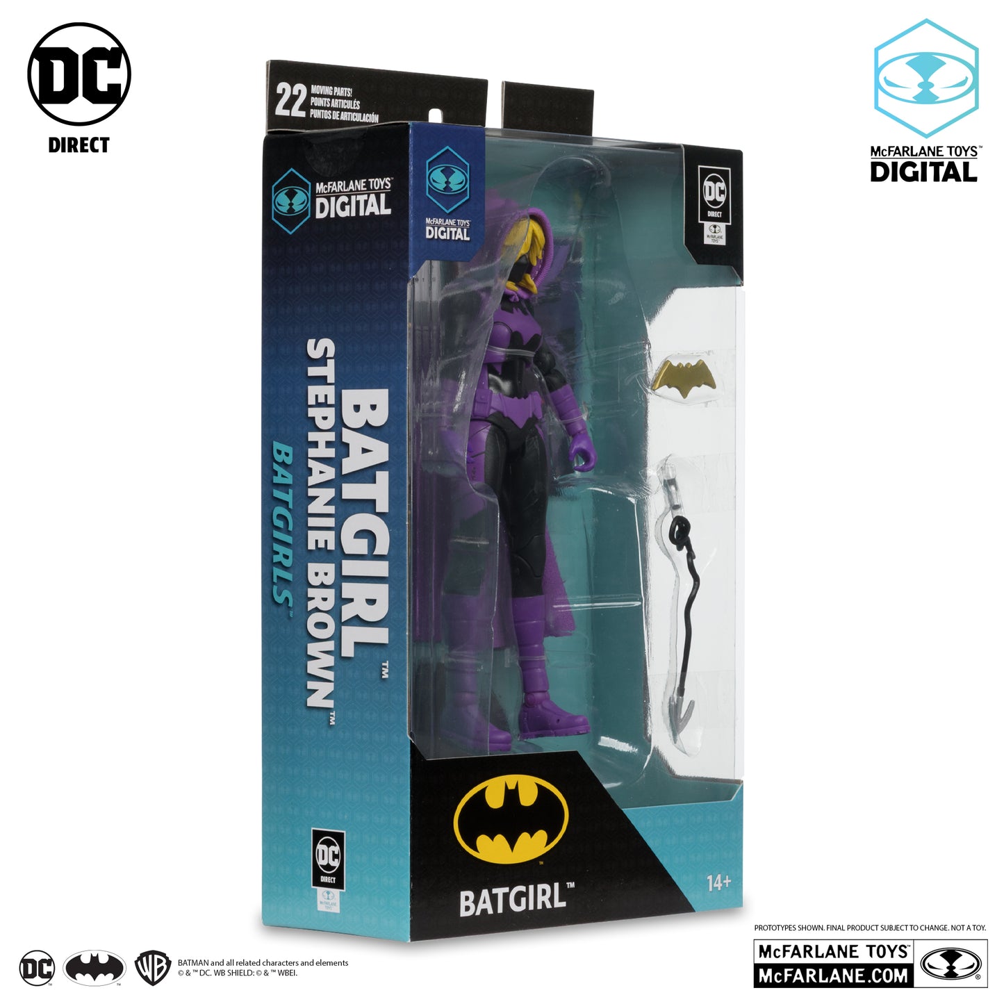 DC Direct Wave 5 Batgirl Stephanie Brown 7-Inch Scale Action Figure with McFarlane Toys Digital Collectible