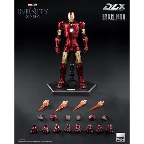 Marvel Studios: The Infinity Saga Iron Man Mark 3 (Battle Damaged) DLX Action Figure