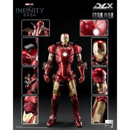 Marvel Studios: The Infinity Saga Iron Man Mark 3 (Battle Damaged) DLX Action Figure