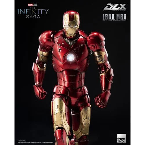 Marvel Studios: The Infinity Saga Iron Man Mark 3 (Battle Damaged) DLX Action Figure