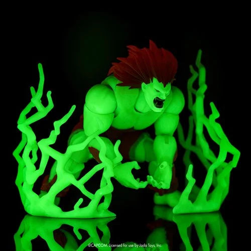 Ultra Street Fighter II Blanka Glow-in-the-Dark 6-Inch Scale Action Figure - Exclusive