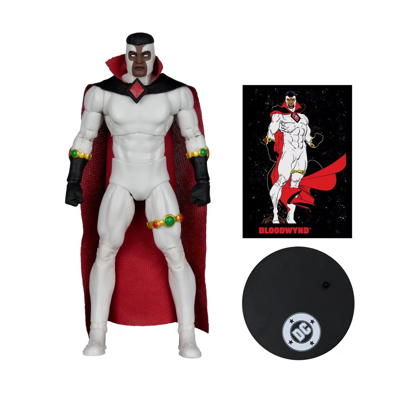 DC DIRECT 7IN FIGURE WITH COMIC - WV12 - BLOOD WYND (JUSTICE LEAGUE #74) Exclusive **