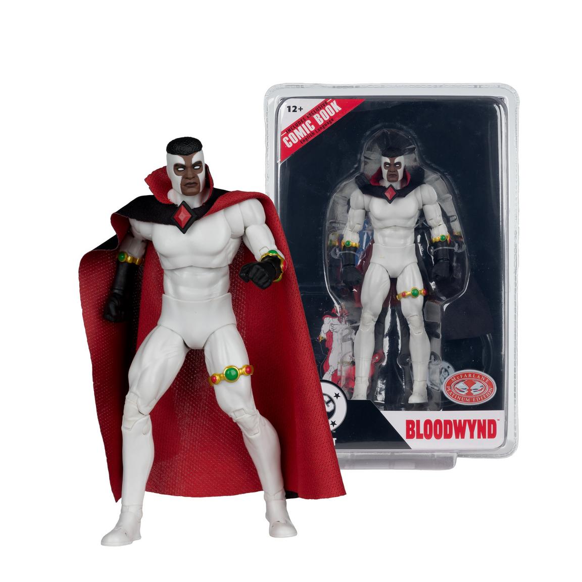 DC DIRECT 7IN FIGURE WITH COMIC - WV12 - BLOOD WYND (JUSTICE LEAGUE #74) Exclusive **