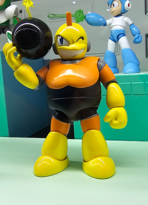1:12 MEGA MAN WAVE 5 BOMB MAN ACTION FIGURE