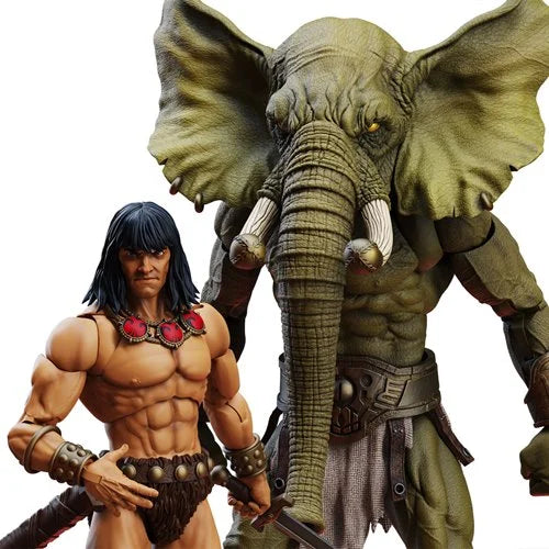 Conan the Barbarian The Tower of the Elephant Young Conan and Yag Kosha Action Figure 2-Pack