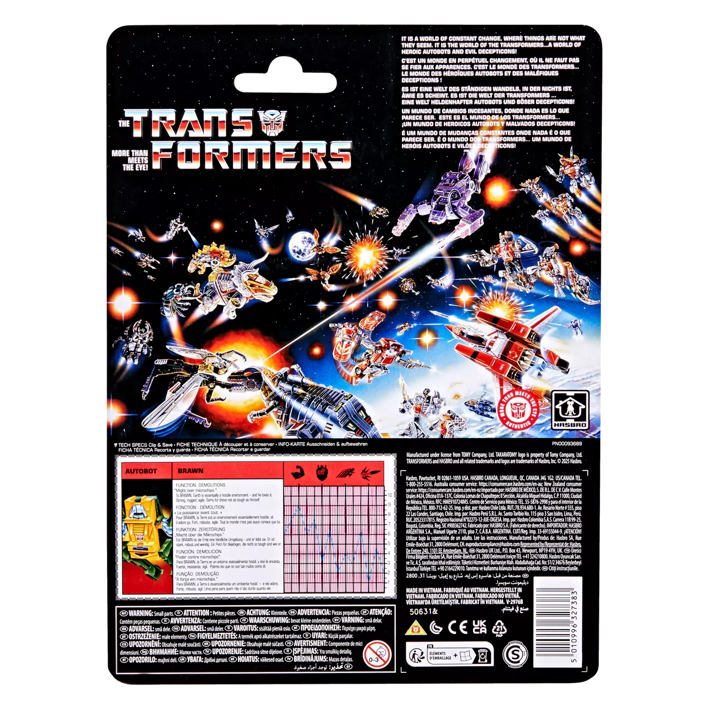 Transformers Retro G1 Autobot Brawn **Walmart Exclusive**