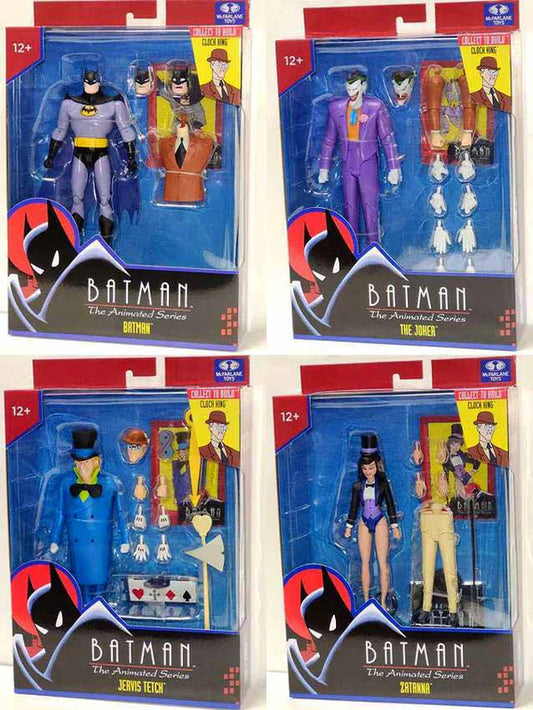 DC Direct Batman The Animated Series 7 Inch Action Figure BAF Clock King - Set of 4 (Build-A-Figure Clock King)