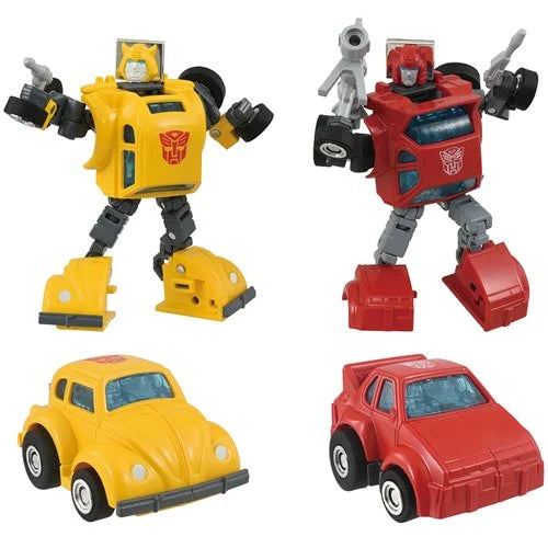 Takara Transformers Missing Link C-09 Cliffjumper and Bumblebee 2 pack (Cartoon Colors)