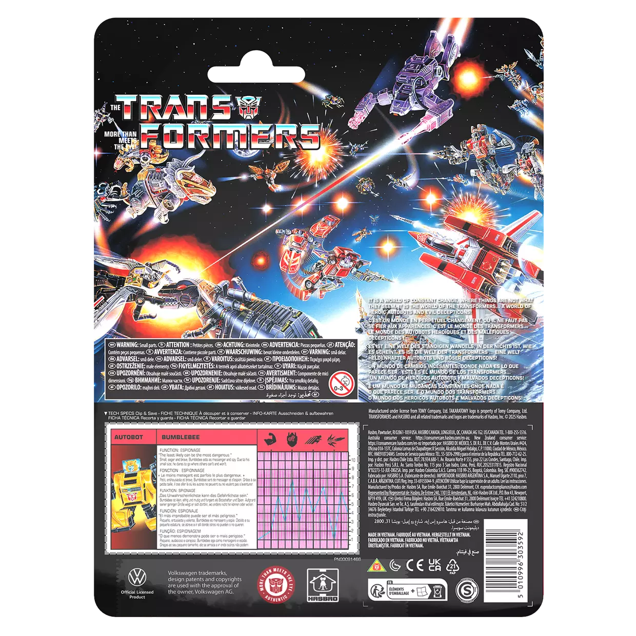 Transformers Retro G1 Autobot Bumblebee **Exclusive**