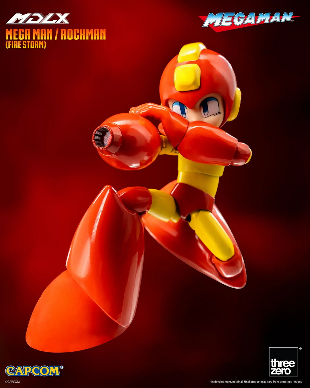 Threezero MDLX Mega Man / Rockman (Fire Storm)