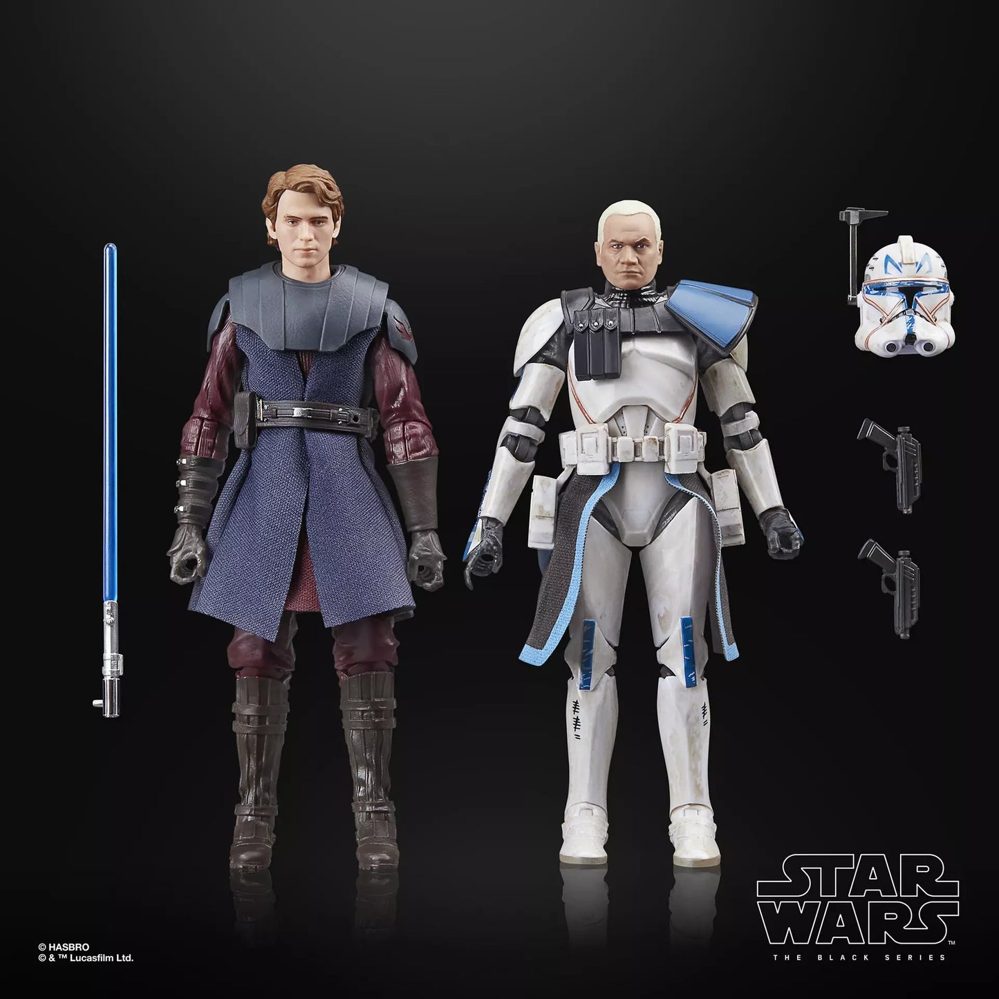 STAR WARS The Black Series Anakin Skywalker & Clone Captain Rex **Hasbro Exclusive**